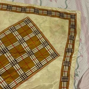 Plaid Silk Italian Scarf